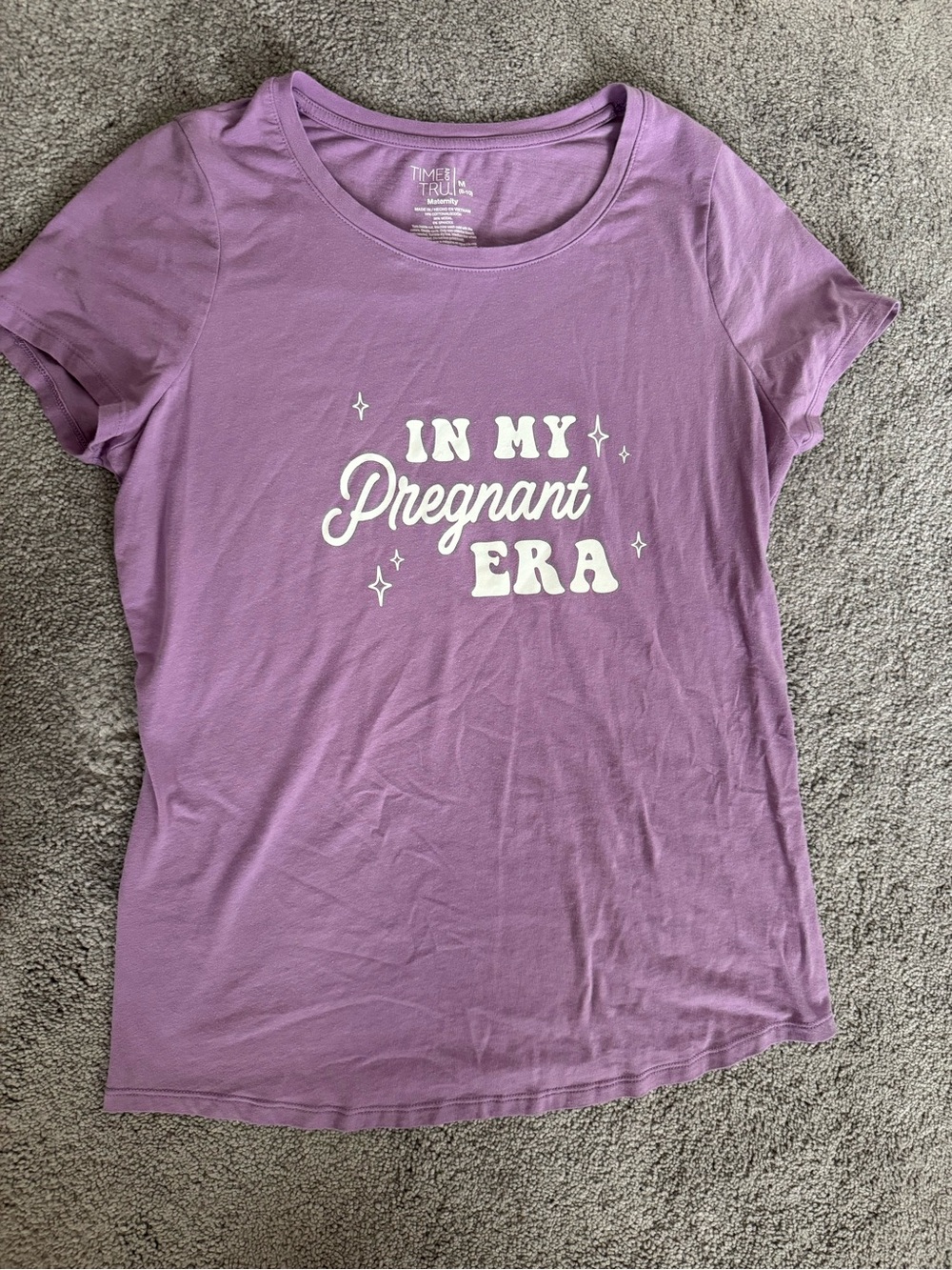 Lavender Maternity Top “In My Pregnant Era”